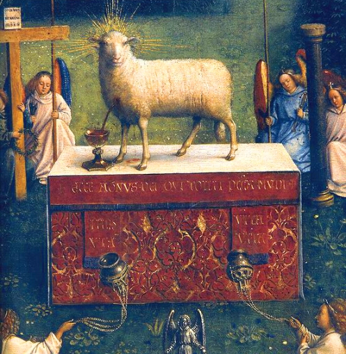 552px-Ghent_Altarpiece_D_-_Lamb B